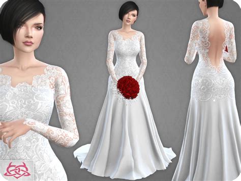 The Sims Resource - Wedding Dress 10 (original mesh)