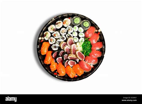 sushi, isolated on white background Stock Photo - Alamy