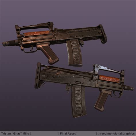 [WIP] OTs-14 Groza Bullpup Rifle — polycount