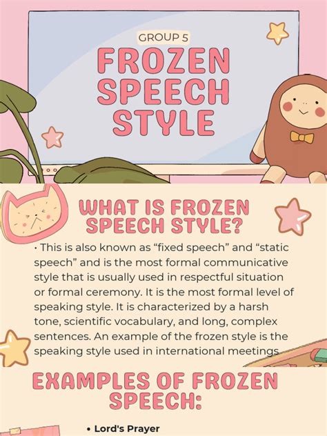 Group 5 English Frozen Speech Style Presentation 20231010 195031 0000 ...