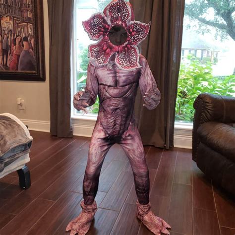 Demogorgon Costume Stranger Monster Halloween Cosplay Outfit For Kids ...