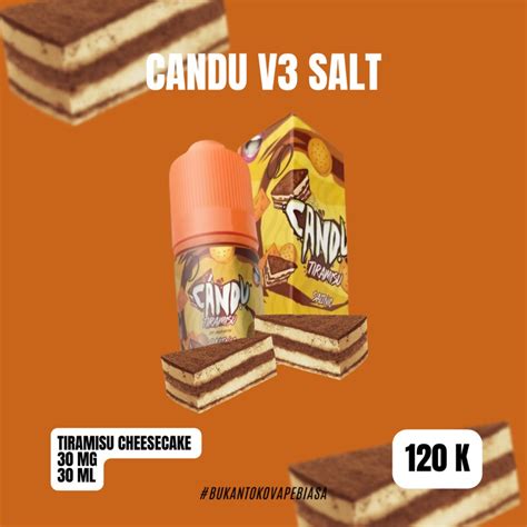 Jual Candu V3 Salt - Tiramisu Cheesecake 30ml | Shopee Indonesia