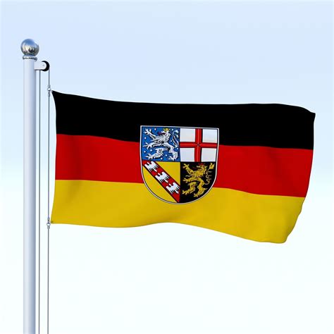 Animated German Flag Pack 3D model | CGTrader