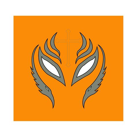 Wwe Rey Mysterio Mask Design Logo Vector - (.Ai .PNG .SVG .EPS Free Download)