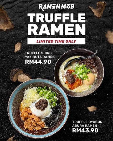 Ramen Mob - Today’s the day! Our limited time only Truffle... | Facebook