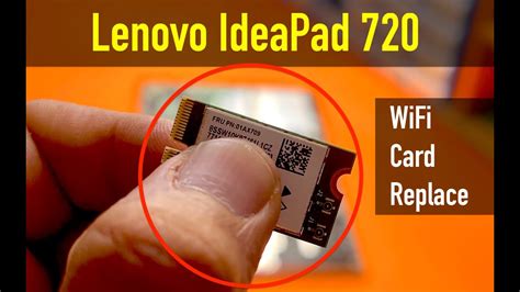 Lenovo Ideapad 720 15IKB WiFi Card Replace - YouTube