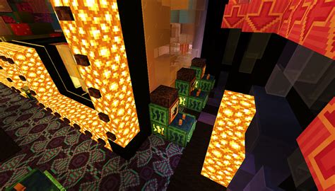 Casino Interiors Ideas - Darker Color Theme Palette Minecraft Map