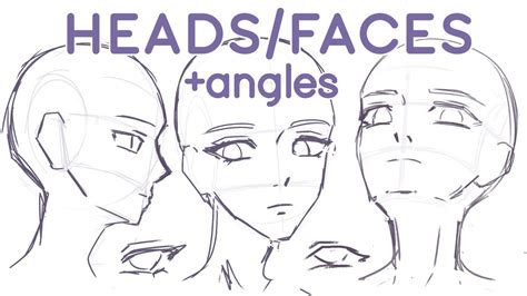 How to Draw Anime Faces (at Different Angles) - YouTube