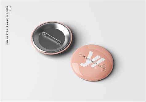 Pin Button Badge Mockup on Behance