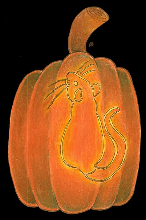 Rat Pumpkin Carving — Weasyl