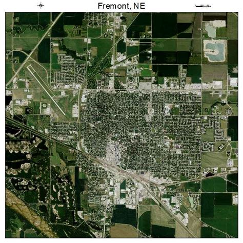 Aerial Photography Map of Fremont, NE Nebraska