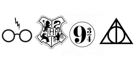 Cool Harry Potter Symbols in Harry Potter Symbols | Tatuagens harry, Harry potter itens, Tatuagem hp