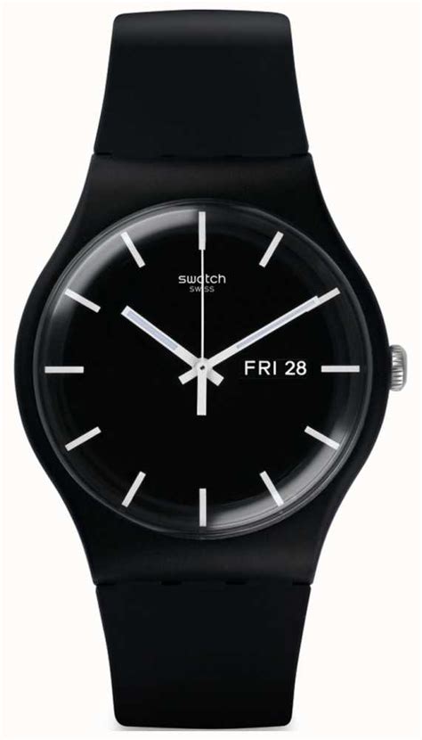 Swatch | New Gent | Mono Black Watch | SUOB720 - First Class Watches™