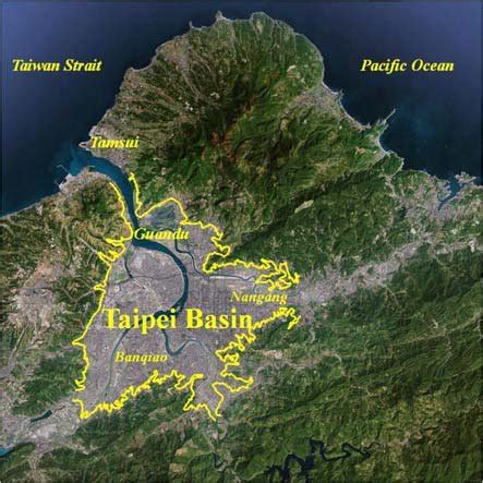 Satellite Image of the Taipei Basin | Download Scientific Diagram