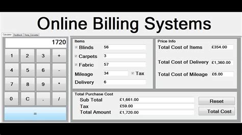 How to Create Billing Systems in Visual Basic.Net - YouTube