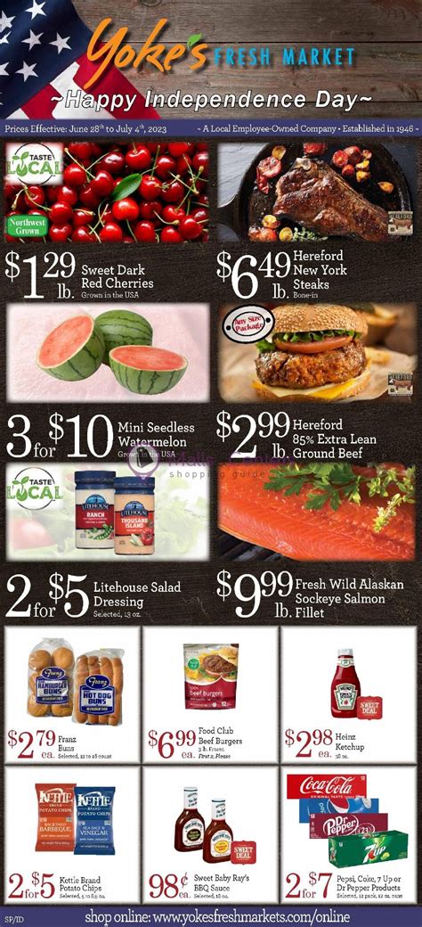 Yoke's Fresh Markets Weekly ad valid from 06/28/2023 to 07/04/2023 ...