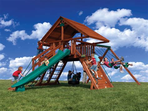 Wood Play Sets, play sets outdoor | Sweetland Outdoor