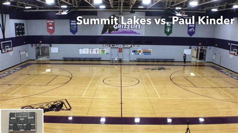 Paul Kinder Middle School Boys Basketball vs. Summit Lakes - YouTube