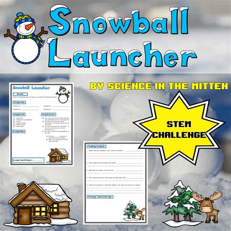 Snowball Launcher (STEM Challenge) | Stem challenges, Stem activities ...