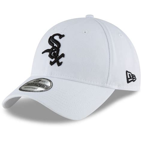 New Era Chicago White Sox White Core Classic Secondary 9TWENTY Adjustable Hat