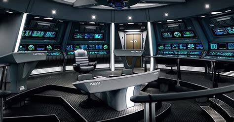 USS Enterprise-D Real-Time Star Trek Series: The Bridge of the Original ...