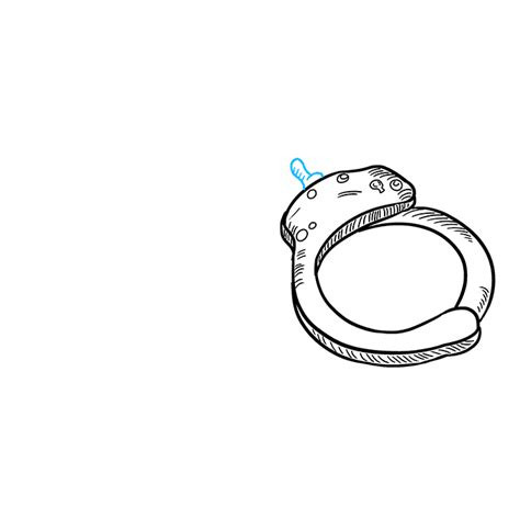 How to Draw Handcuffs - Really Easy Drawing Tutorial