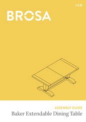 Brosa Baker Extendable Dining Table Manuals | ManualsLib