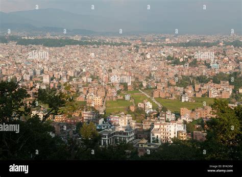 aerial view of Kathmandu, Nepal Stock Photo - Alamy