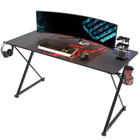 Buy EUREKA ERGONOMIC Gaming Desk 55 Inch,PC Gaming Table, X Shaped ...