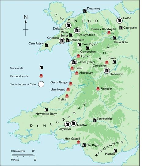 Map of Welsh Castles 1277ad | Castles in wales, Welsh castles, Wales ...