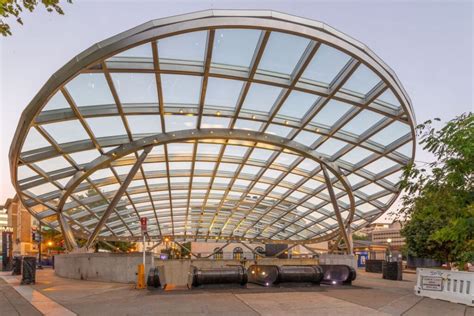 “Dupont Circle Metro Station North Entrance Canopy project is complete!” - PoPville