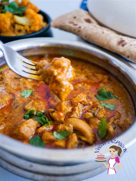 Quick and Easy Indian Chicken Curry in 15 Minutes - Veena Azmanov