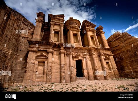 Ad-Deir Monastery, Petra, Jordan Stock Photo - Alamy