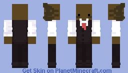 Brown Elegant Axolotl Minecraft Skin