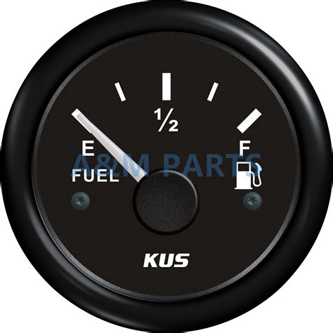 KUS Fuel Gauge Marine Boat RV Car Gas Diesel Tank Level Gauge Black 52mm 240 33ohms-in Oil ...