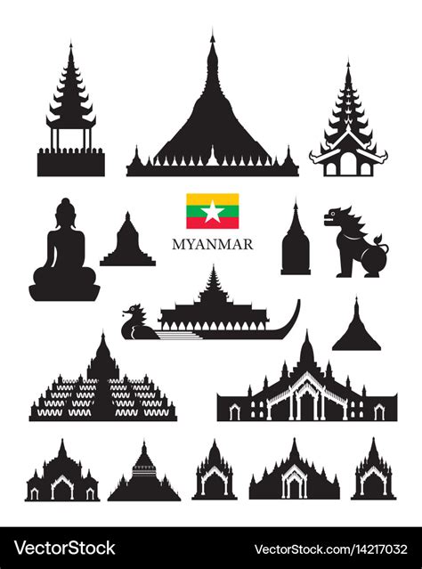 Myanmar Pagoda Logo - Best Decorations