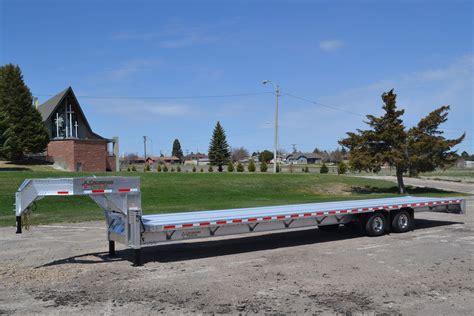 Gooseneck Aluminum Flatbed | Gooseneck flatbed trailer, Flatbed trailer, Aluminum trailer