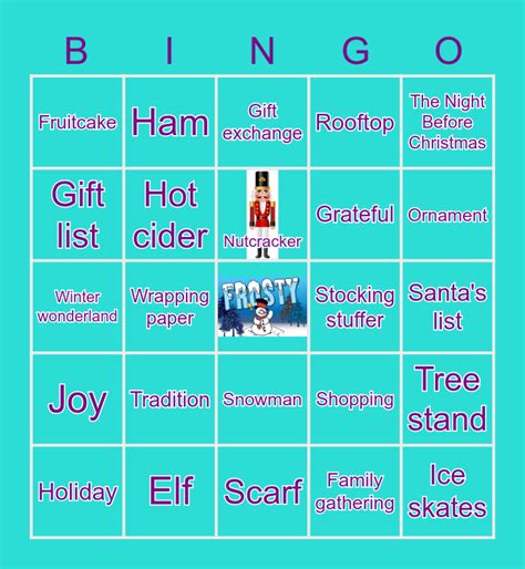 Holiday Bingo Card