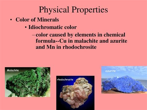 PPT - Physical Properties of Minerals PowerPoint Presentation, free download - ID:3032348