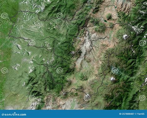 Pichincha, Ecuador. High-res Satellite. No Legend Stock Illustration - Illustration of ...