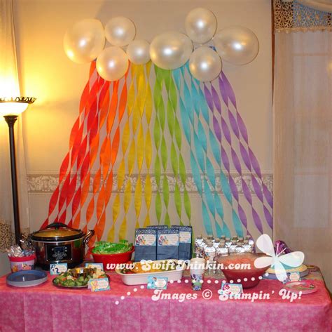 Swift Thinkin': Table Setup for a My Little Pony Party Cumple My Little Pony, My Little Pony ...