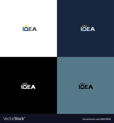 Idea logo Royalty Free Vector Image - VectorStock