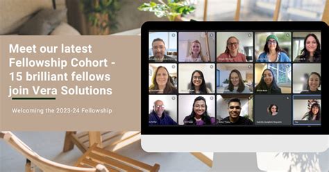 Meet Our Latest Fellowship Cohort: 15 Brilliant Fellows Join Vera ...