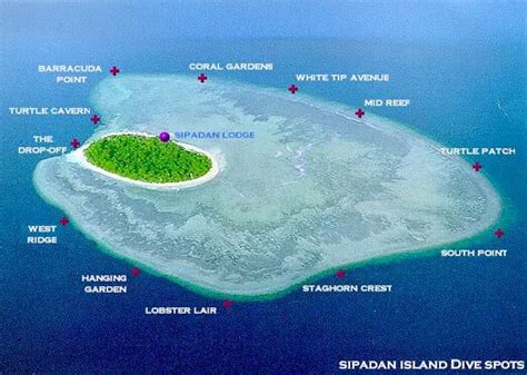 Sipadan Island Image Map