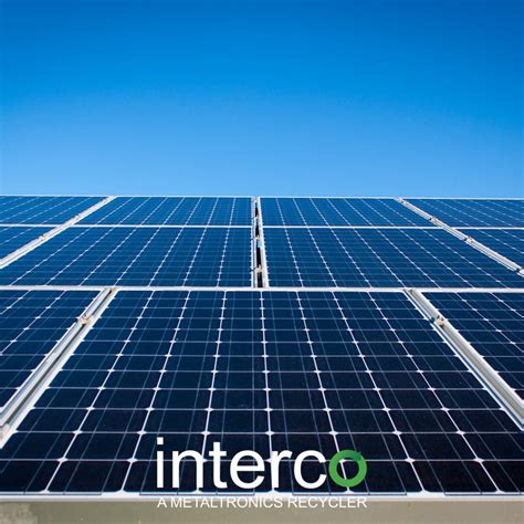 Solar Panel Recycling in Charlotte - Interco