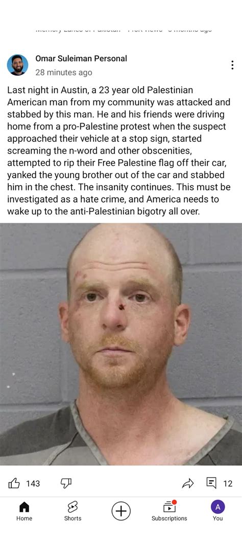 A 23 year old American Palestinian attacked and stabbed by an American man : r/Palestine