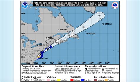 Tropical Storm Elsa Headed Our Way | The East Hampton Star