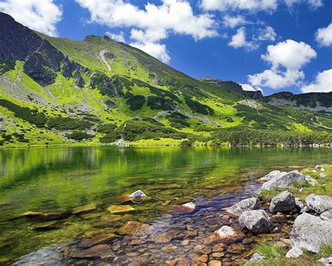 Alpine Lake Wallpaper Landscape Nature Wallpapers in jpg format for free download