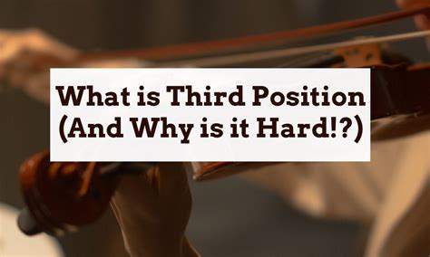 What is Third Position on the Violin (And Why is it Hard ...