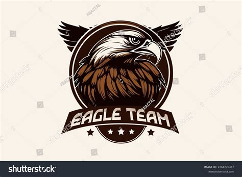 Sports Team Vector Logo Template Eagle Stock Vector (Royalty Free ...